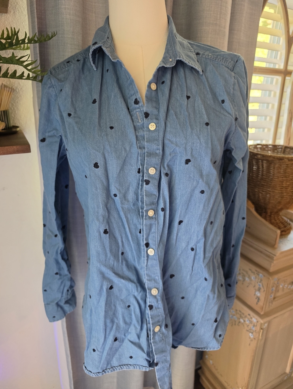Loft Heart Denim Shirt
